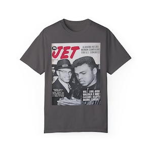 Malcolm X & Muhammad Ali Jet Magazine Cover T-Shirt | Civil Rights image 8