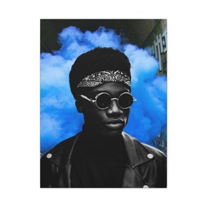 Schwarze Kultur Leinwand Wandkunst, Schwarze Geschichte inspirierte Wandkunst - Afroamerikanische Kunst, Schwarz im Besitz, Schwarzer Künstler ARt