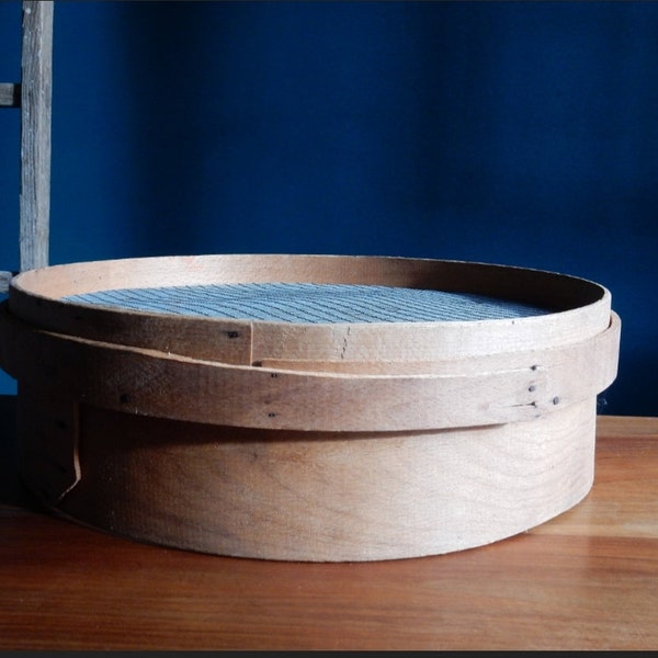 Wooden Sieve Etsy