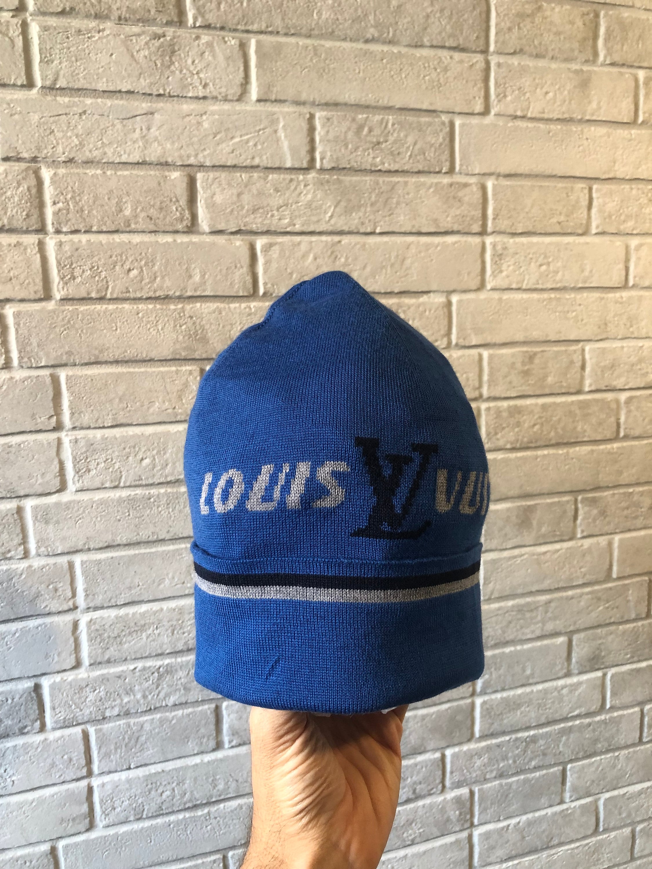 LOUIS VUITTON BRAND New. Monogram Eclipse Beanie Knit cap hat