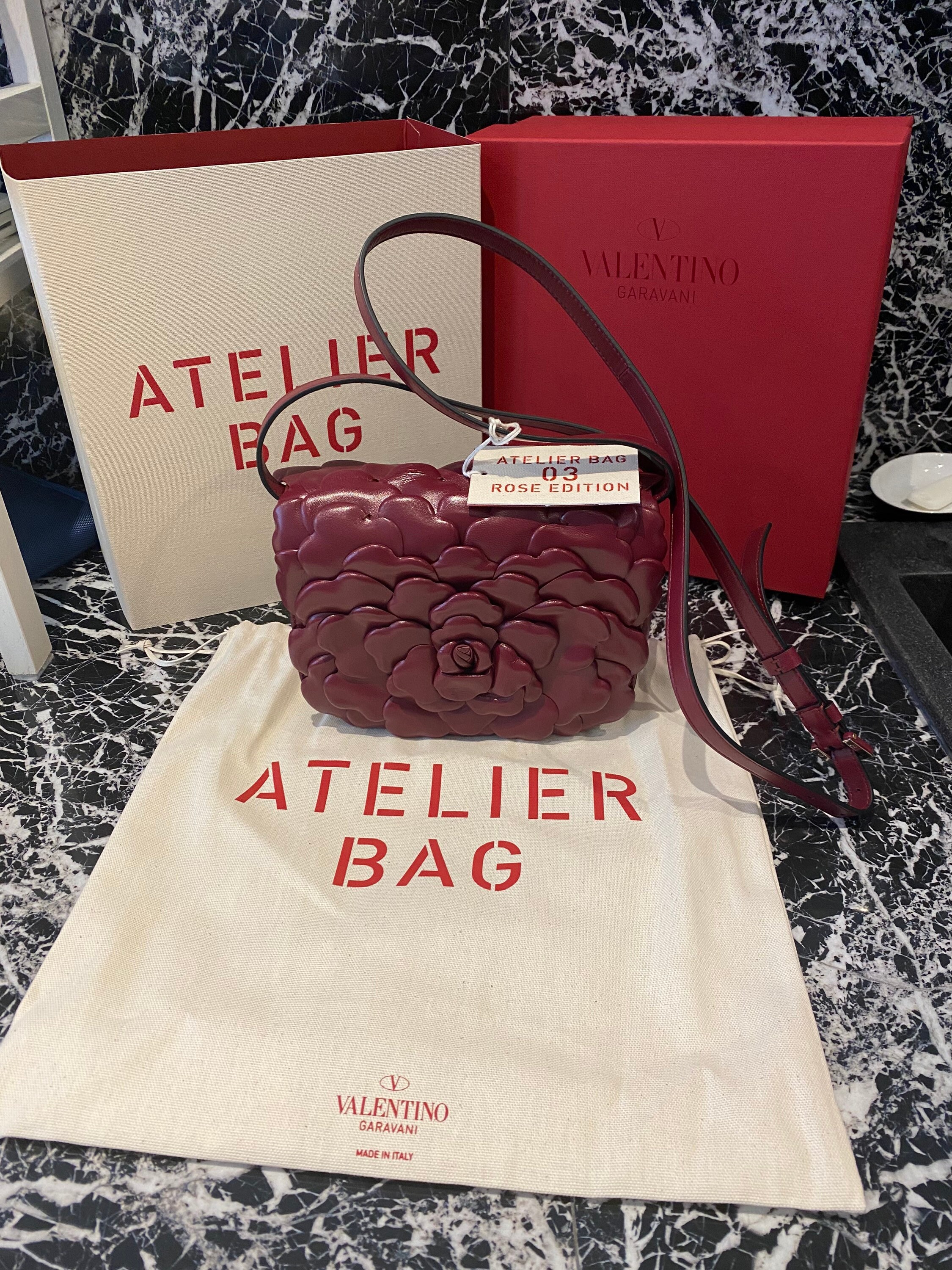 Valentino Bags - Cintura con logo rotondo rossa