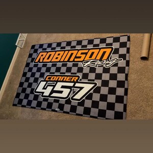 Customizable Outdoor Rug Camper Toy Hauler Motocross Mat Dirt Bike Racing Rug Dirt Bike MX Woods Racing Gift image 9