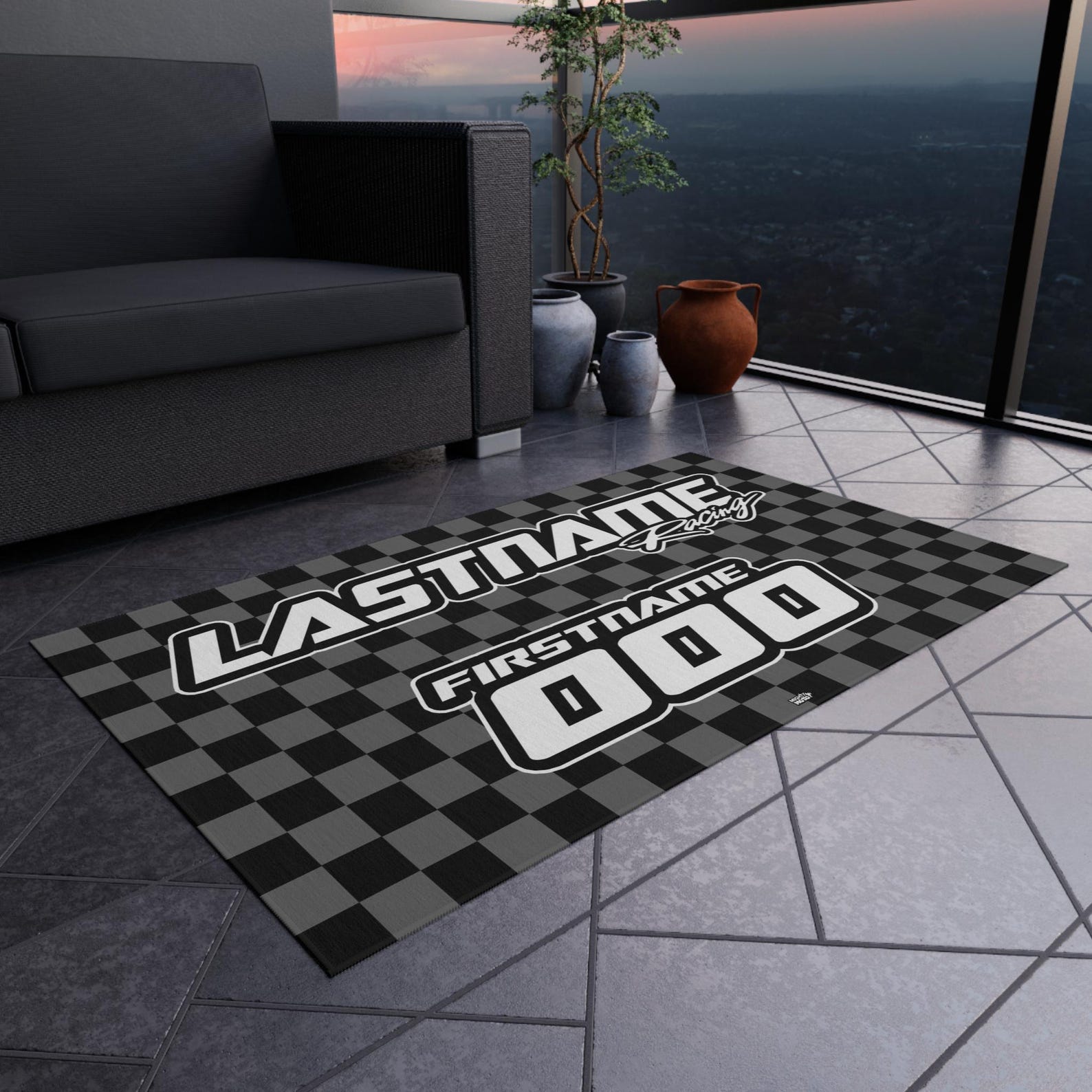 Customizable Outdoor Rug Camper Toy Hauler Motocross Mat Dirt Bike ...