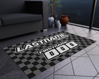 Tappeto da esterno personalizzabile, per camper, giocattolo, trasportatore, tappetino da motocross, tappeto da corsa per moto da cross, regalo per moto da cross MX Woods Racing