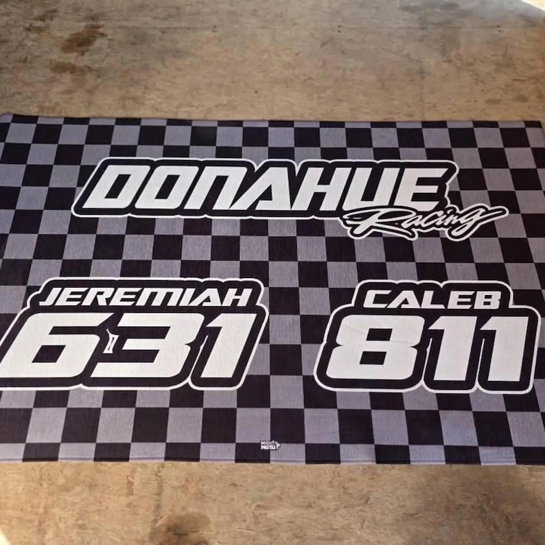 Customizable Outdoor Rug Camper Toy Hauler Motocross Mat Dirt Bike Racing Rug Dirt Bike MX Woods Racing Gift image 7