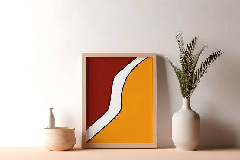 Abstract Modern Art Print, Abstract Wall Art, Art for the Home, Digital