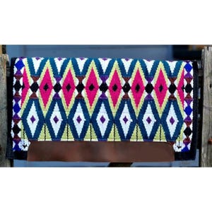 Multicolor Newzeland wool saddle pad for horse riding | Wholesale Price High Quality Western Horse Selling Products From India Hot Selling
