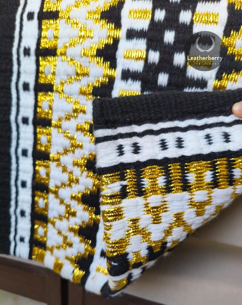 LeatherberryUSA Western Saddle Pad - Thumbnail 4