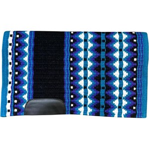 Blue & Black Newzeland Wool Saddle Pad for Horse Riding. Wholesale Price High Quality Western Horse Selling Product From India Hot Selling