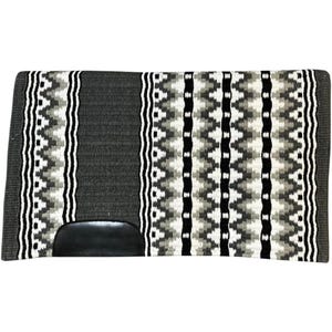 Grey & Black Newzeland Wool Saddle Pad for Horse Riding |Wholesale Price, High-Quality Western Horse Selling Products From India Hot Selling