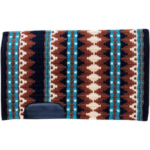 Blue, Brown & Black Newzealand  High-Quality Western Wool Saddle Pad for Horse Riding | Wholesale Price Horse Equipments From India.