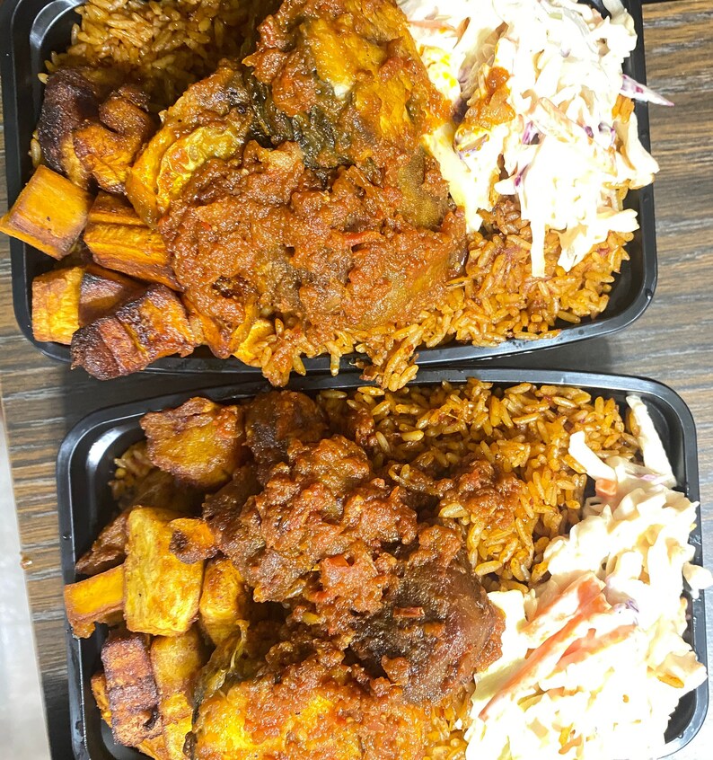 Nigerian Party Jollof Rice With Parboiled Rice Etsy