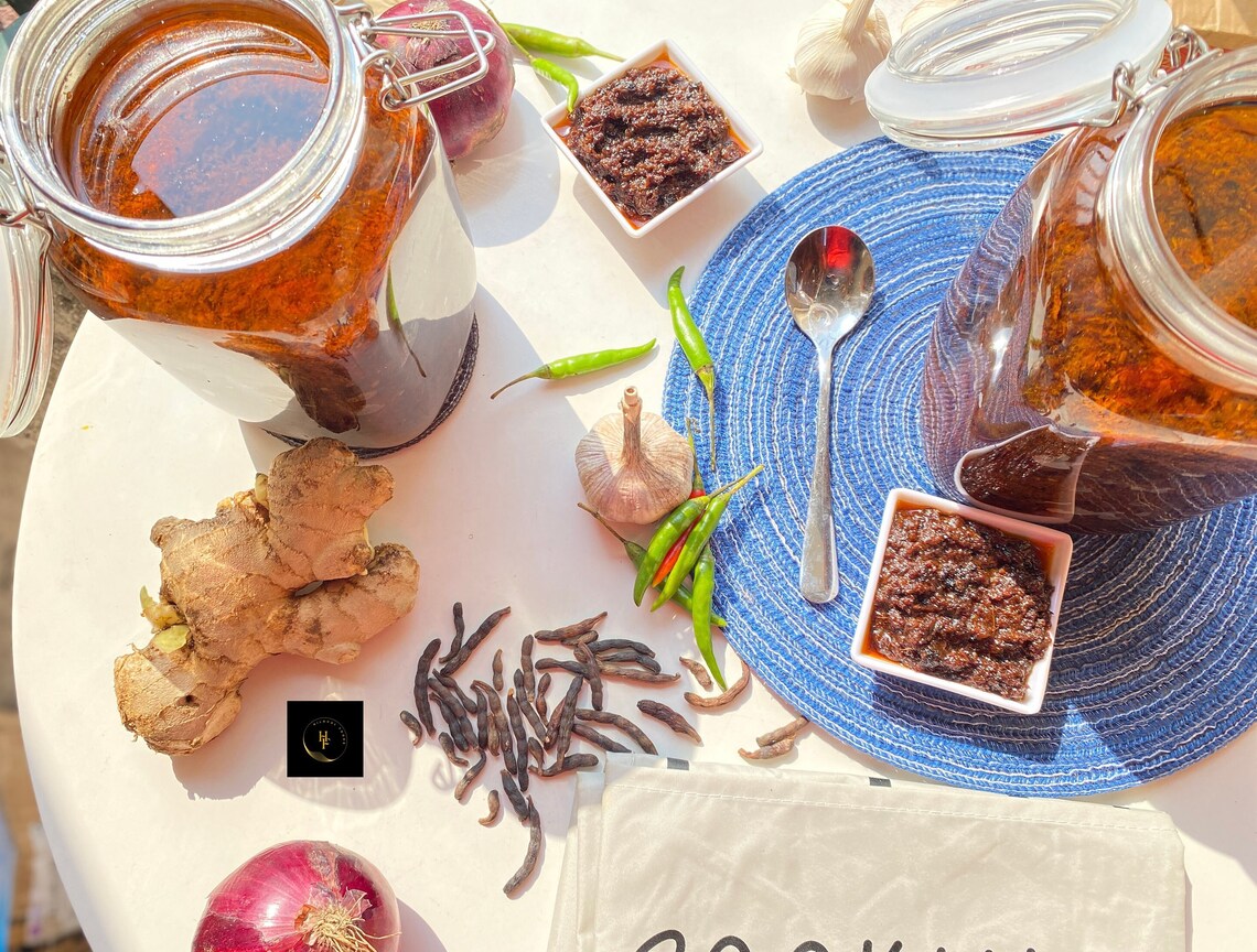 Shito/ Shitor / Black Pepper Sauce/ Black Spicy Sauce Etsy