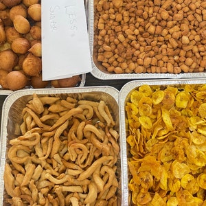 Party Patries| Buns| Plantain chips| Meatpie| Chinchin| Savory chips| Baked  chips