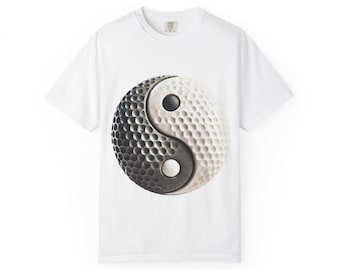 Yin Yang Golf Ball T-Shirt Golf Yin-Yang Tee