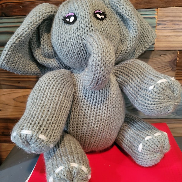 Elephant stuffed animal knitting machine Pattern