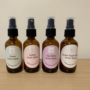 Parfum d&#39;ambiance Taro Boba / Thé au jasmin / Goyave / Litchi / Boba cassonade / Lys tigré / Citron / Lavande et plus