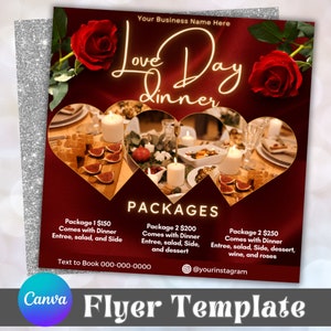 Valentines Flyer Template Valentines Dinner Date Flyer Template Meal