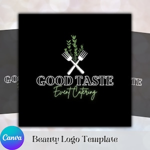 Catering Logo template, DIY Logo Design Template, Baking Logo, Chef Logo, New business branding, Event Catering, Chef Branding