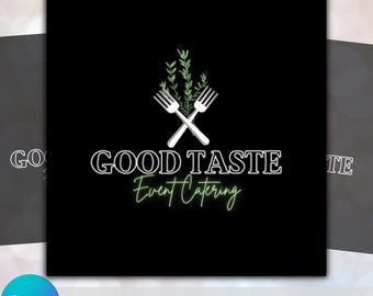 Catering Logo template, DIY Logo Design Template, Baking Logo, Chef Logo, New business branding, Event Catering, Chef Branding