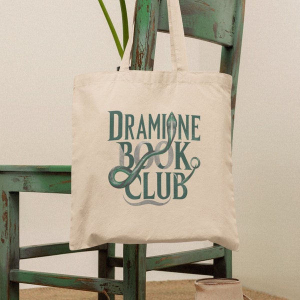 Fanfiction Book Themed Gift for the Book Lover, Canvas Tote Bag Dramione Fanfiction Gift for Manacled Book Lover, Trendy Bookish Merch