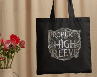 Property of the High Reeve Fanfic Book Themed Gift, Canvas Tote Bag Dramione Fanfiction Gift for Manacled Book Lover, Trendy Bookish Merch