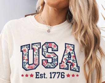 USA Comfort Colors Shirt, Amerika Shirt, Fourth of Jully Shirt, 4
