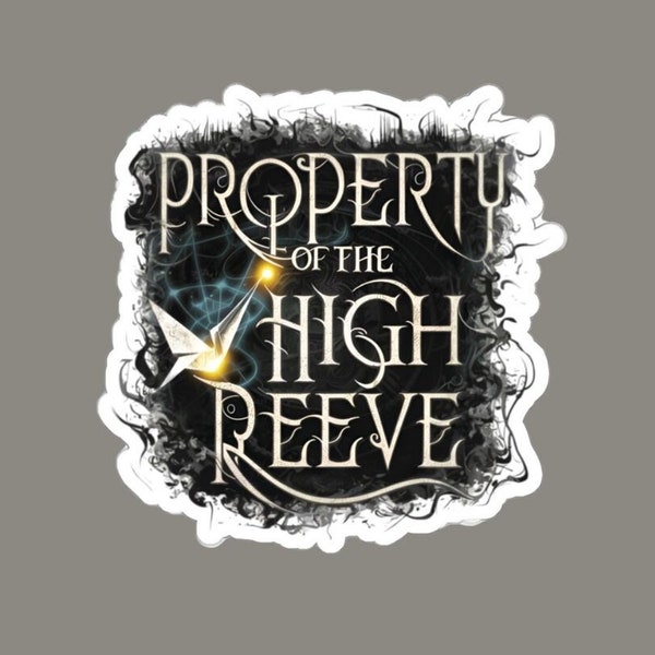 Property of the High Reeve Fanfict, Dramione Vinyl Sticker for Kindle, Laptop or Water Bottle, Manacled Fanfition Bookish Merch,Fallen Angel