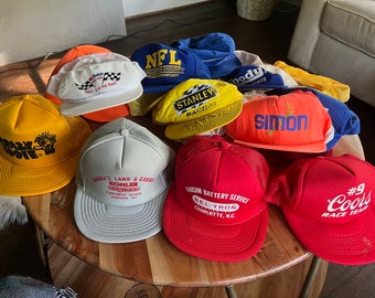 Vintage NASCAR Rope Hats