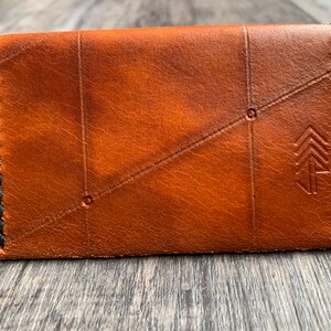 Handmade Leather Wallet | Minimalist Wallet | Slim Pocket Wallet | Stylish Gifts | Cash and Card Wallet | Tan