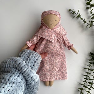 Handmade Hijab Doll Muslim Fabric Doll Islamic gift Eid gift idea Muslim Gift