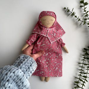 Hijab Cloth Doll Islamic Rag Doll Muslim Fabric Toy Eid gift idea Ramadan Gift Muslim Gift