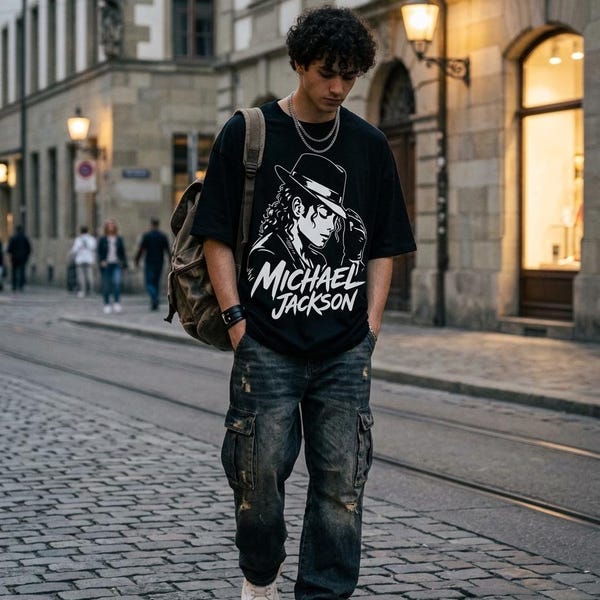 Michael Jackson SVG, PNG, JPG, DXe Bundle | King of Pop T-Shirt Design | Cricut Cut File | Instant Download | Music Graphic