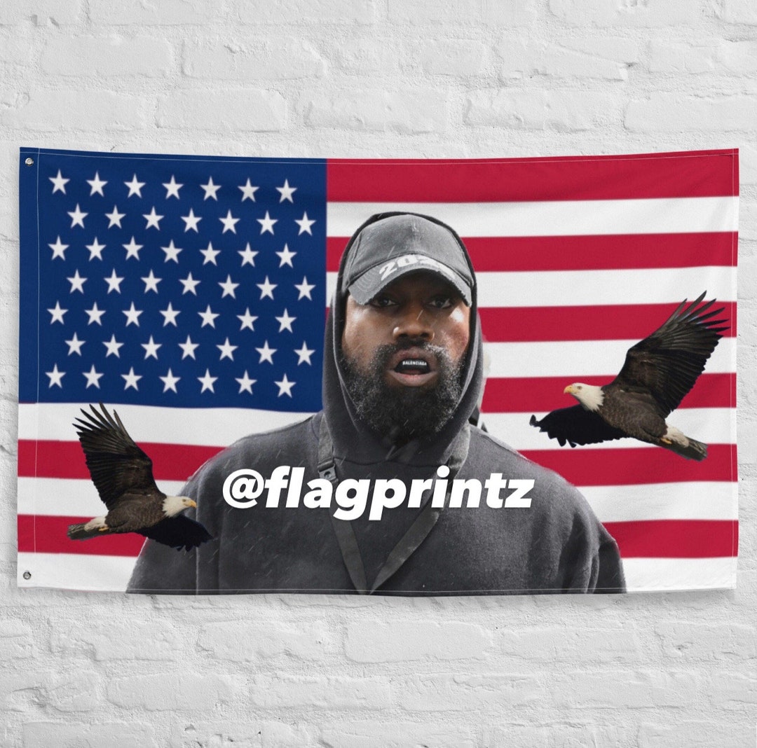 Kanye West Flag Etsy