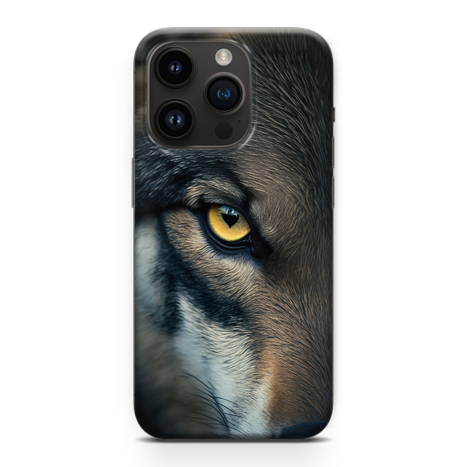 Wolf Phone Case Wolf Muzzle Eyes Cover for iPhone 15 14 Pro Etsy