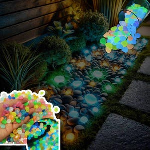 Glow in the Dark Garden Pebbles: Luminous Stones for Pathways & Aquariums