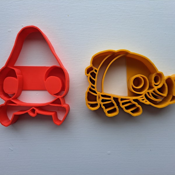 Bugsnax Bunger and Strabby Cookie Cutters