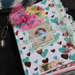 Handgemaakt rommeldagboek | Romantisch cadeau voor haar