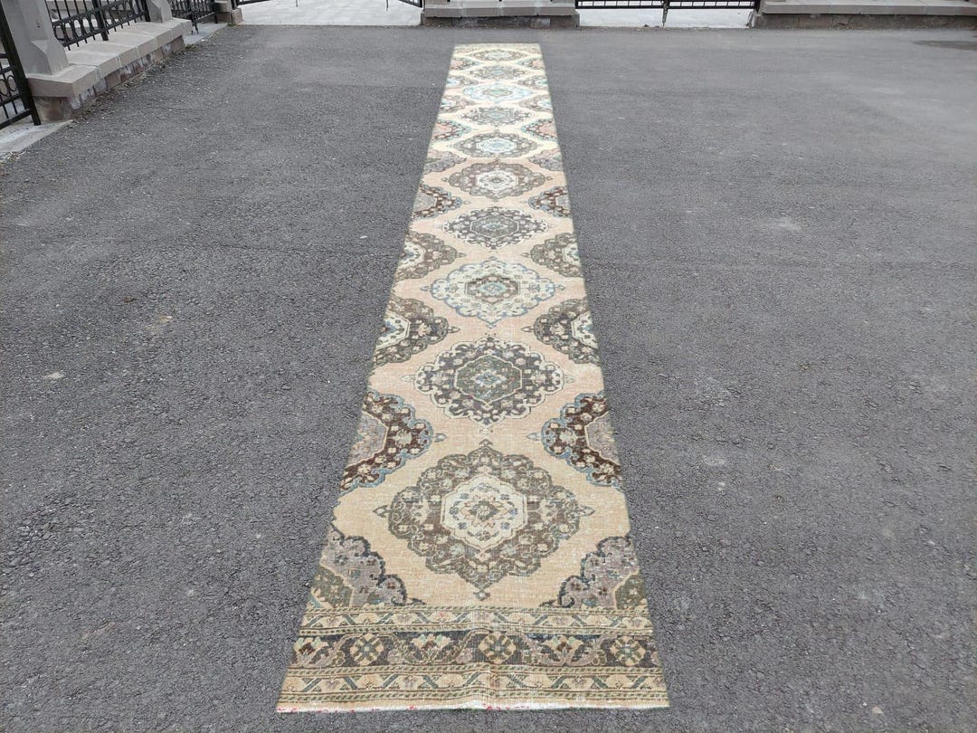 2.8 X 24 Ft, Extra Very Long Runner Rug, Long Runner Turkish Vintage ...