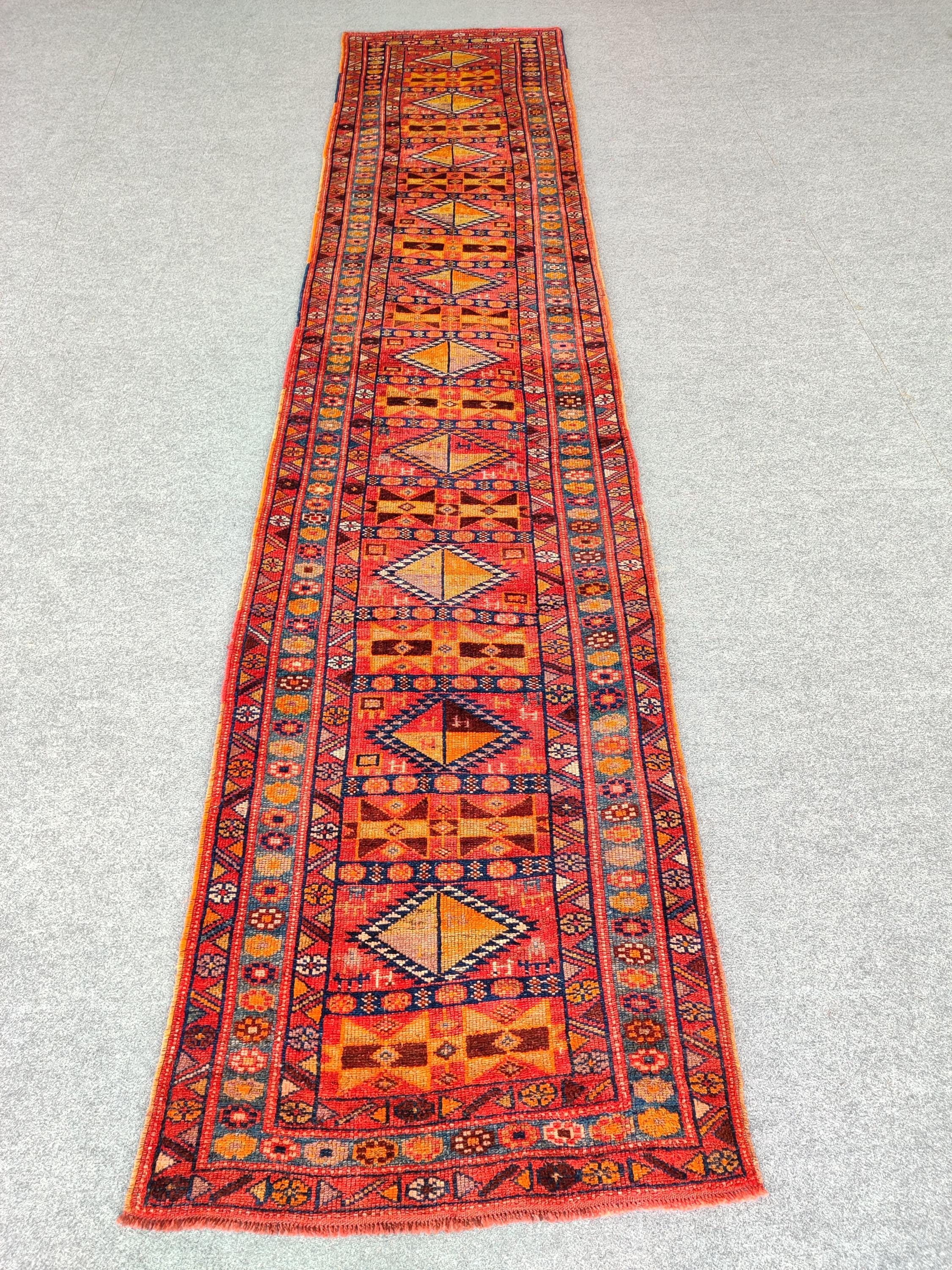 3x15 Runner, Long Turkish Runner 3x15, Heriz Runner Rug Extra Long, 15 ...