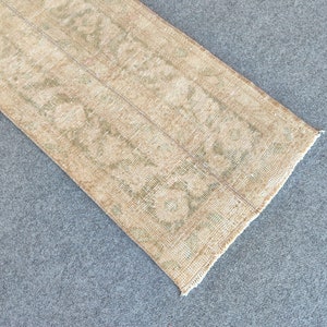 1&#39;7&quot; x 12&#39;9&quot; ft, Turkish runner 2x13, Narrow runner rug, Vintage rug 2x13 runner, Skinny runner rug, Oushak rug 2x13, Stair runner rug