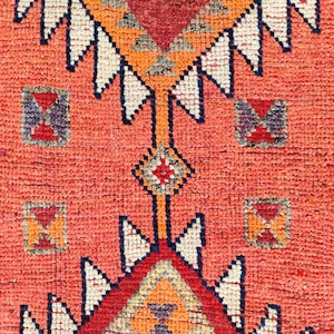 2&#39;8&quot; x 11&#39; foot runner rug, Afghan runner rug, Vibrant red turkish runner 3x12, Dark Persian runner 3x11, Herki rug kurdish, Kitchen rug