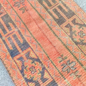 2x10 runner turkish, Vintage runner 2x10, Skinny antique rug 2x10, Turkish runner 2x10, Heriz runner rug 2x10, Oushak runner 2x10, Stair rug