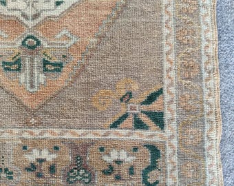 2 x 3 antiek tapijt, Afghaans tapijt 2 x 3 vintage, Turks tapijt 2 x 3, klein tapijt 2 x 3 kleurrijk, Perzisch 2 x 3 heriz tapijt, Oushak-tapijt 2 x 3, kunstdecor tapijt wol