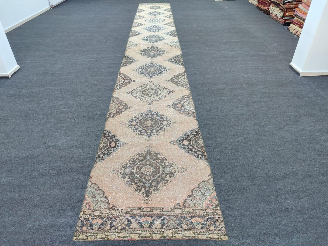 3x20 Runner Turkish, Extra Long Runner Rug, 20 Feet Runner Rug, Long ...