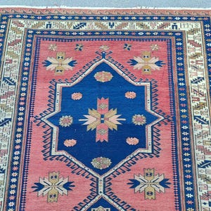 6x11 Soumak rug Azerbaijan region, Antique Caucasian rug, Vintage persian heriz rug, Kurdish rug geometric pattern, Afghan rug, Kilim Cecim