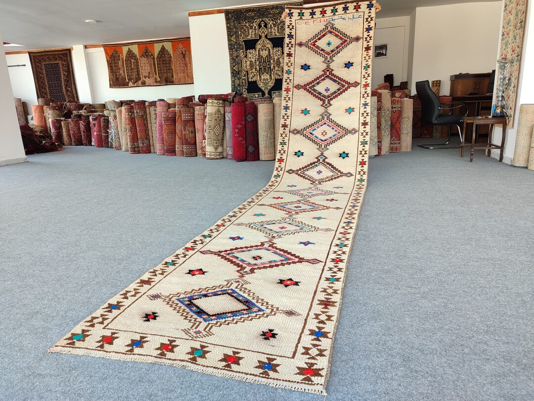 Runner 3x15 Rug Turkish, Extra Long Runner Vintage 3x15, Kurdish Herki ...