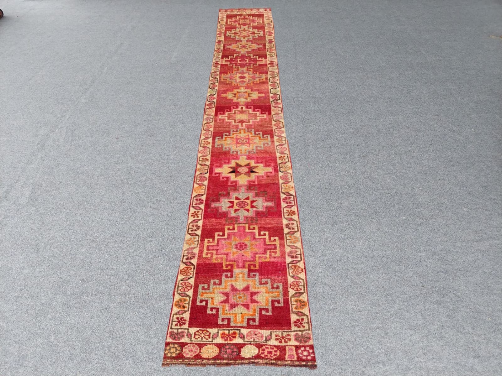 2x14 Runner Turkish, Skinny Antique Runner Rug 2x14, Afghan Long Runner ...