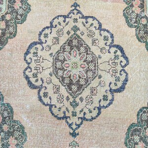 19 FOOT RUNNER Extra long, Runner for hallway corridor, Long runner turkish Vintage Oushak 3x19, Persian heriz runner rug, Herki runner rug