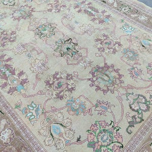 9x12 Persian rug Rare pattern, Heriz area rug 9x12, Oversize antique rug 9x12, Mahal rug, Afghan area rug 9x12, Living 9x12 bedroom rug